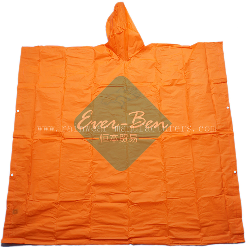 NFDB Promotional Orange PEVA waterproof poncho.jpg